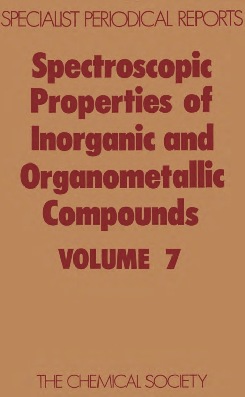 Cover image for book Spectroscopic Properties of Inorganic and Organometallic Compounds