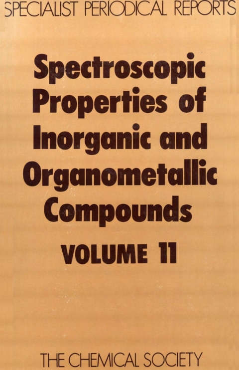 Cover image for book Spectroscopic Properties of Inorganic and Organometallic Compounds