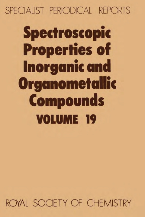 Cover image for book Spectroscopic Properties of Inorganic and Organometallic Compounds