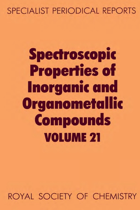 Cover image for book Spectroscopic Properties of Inorganic and Organometallic Compounds