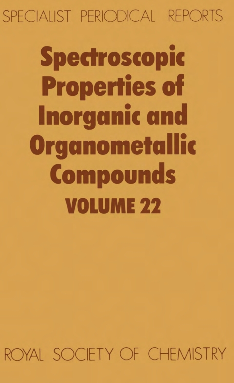 Cover image for book Spectroscopic Properties of Inorganic and Organometallic Compounds