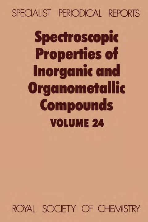 Cover image for book Spectroscopic Properties of Inorganic and Organometallic Compounds