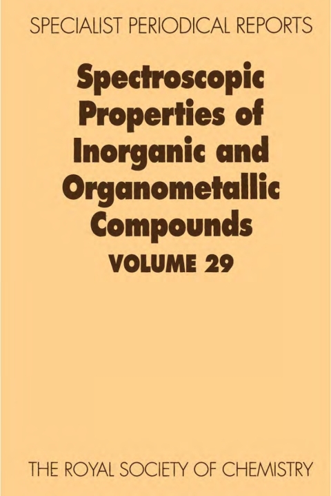 Cover image for book Spectroscopic Properties of Inorganic and Organometallic Compounds