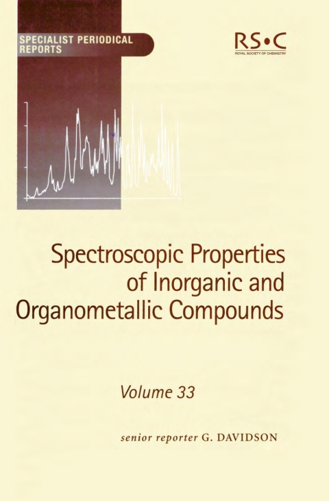 Cover image for book Spectroscopic Properties of Inorganic and Organometallic Compounds