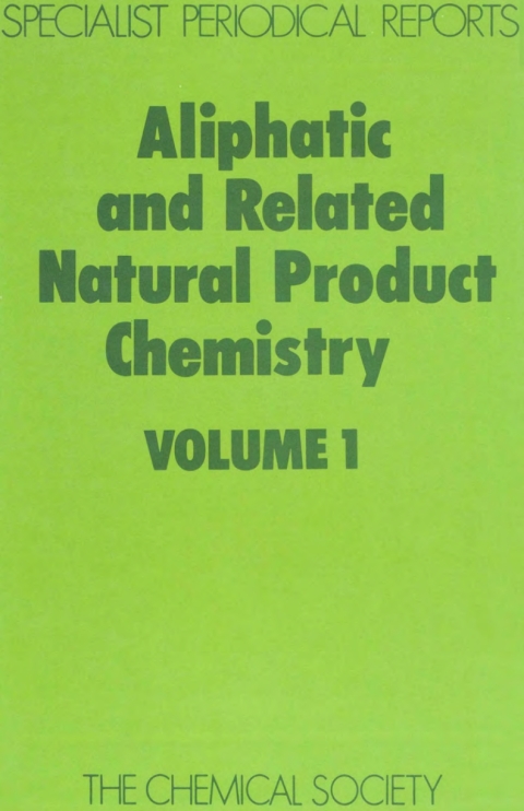 Cover image for book Aliphatic and Related Natural Product Chemistry