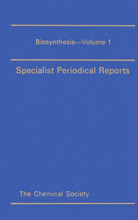 Cover image for book Biosynthesis