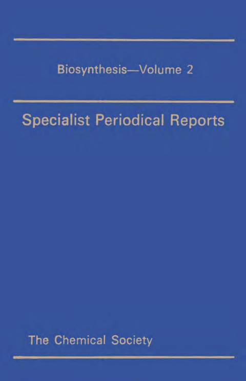 Cover image for book Biosynthesis
