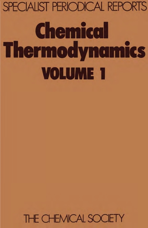 Cover image for book Chemical Thermodynamics