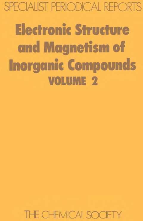 Cover image for book Electronic Structure and Magnetism of Inorganic Compounds