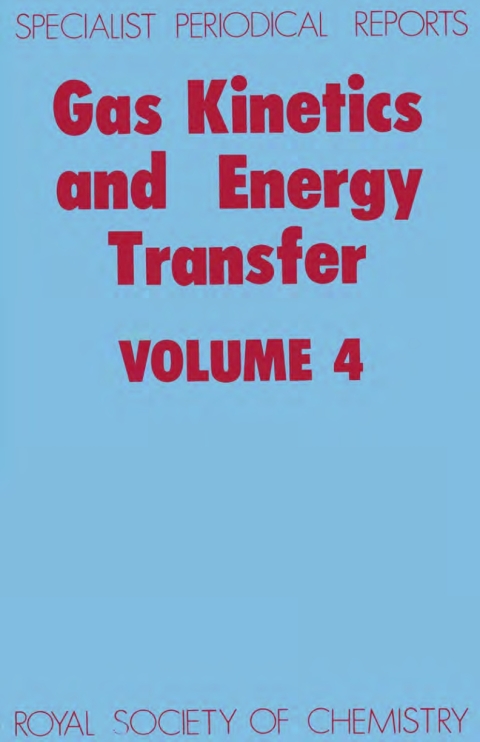 Cover image for book Gas Kinetics and Energy Transfer