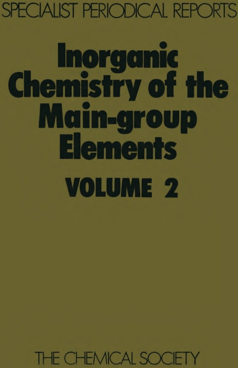 Cover image for book Inorganic Chemistry of the Main-Group Elements