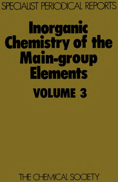 Cover image for book Inorganic Chemistry of the Main-Group Elements