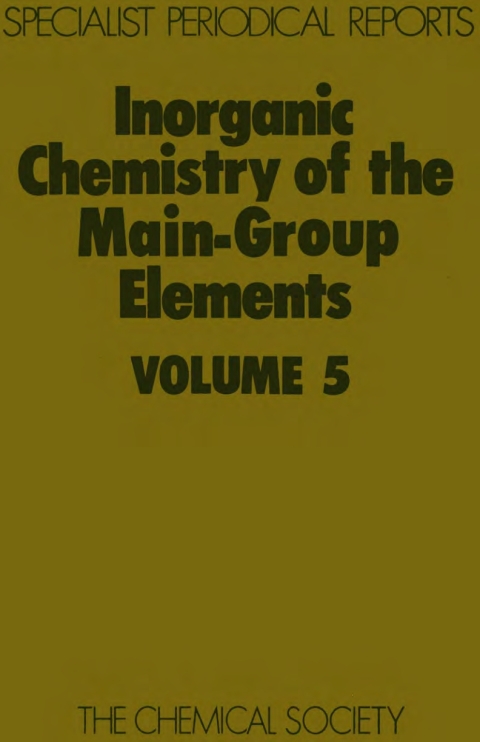 Cover image for book Inorganic Chemistry of the Main-Group Elements
