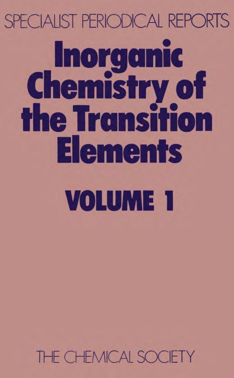 Cover image for book Inorganic Chemistry of the Transition Elements
