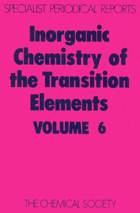 Cover image for book Inorganic Chemistry of the Transition Elements