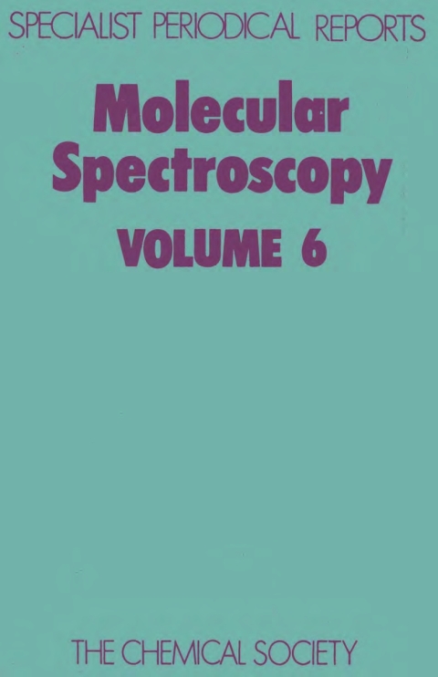 Cover image for book Molecular Spectroscopy