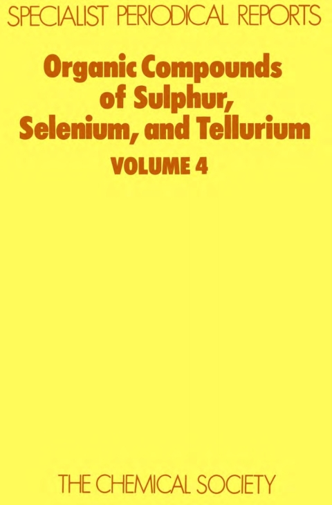 Cover image for book Organic Compounds of Sulphur, Selenium, and Tellurium