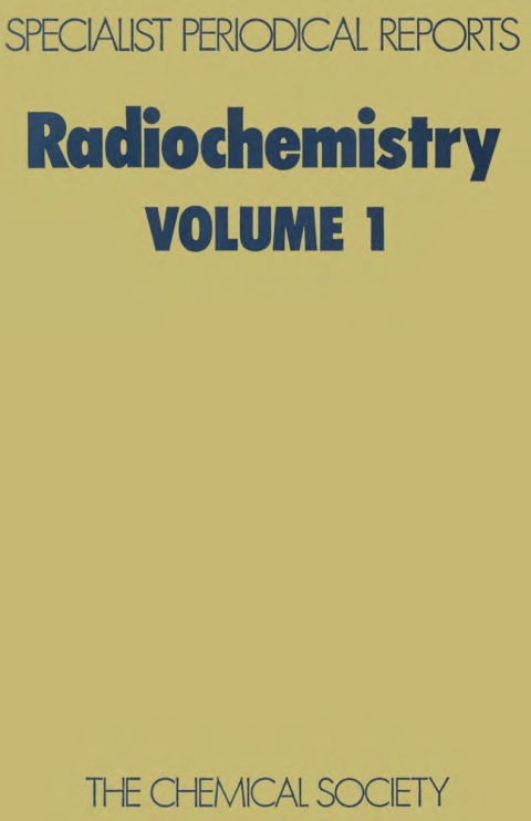 Cover image for book Radiochemistry