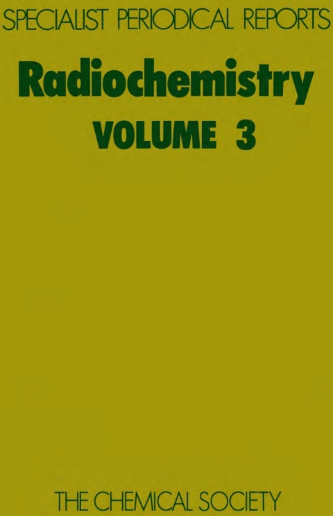 Cover image for book Radiochemistry