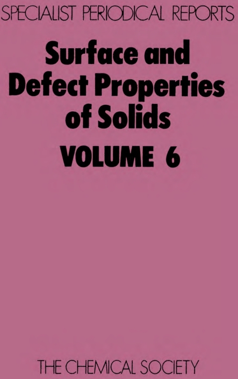 Cover image for book Surface and Defect Properties of Solids