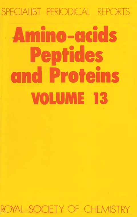 Cover image for book Amino Acids, Peptides and Proteins