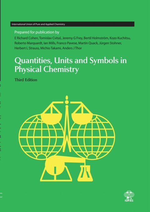Cover image for book Quantities, Units and Symbols in Physical Chemistry