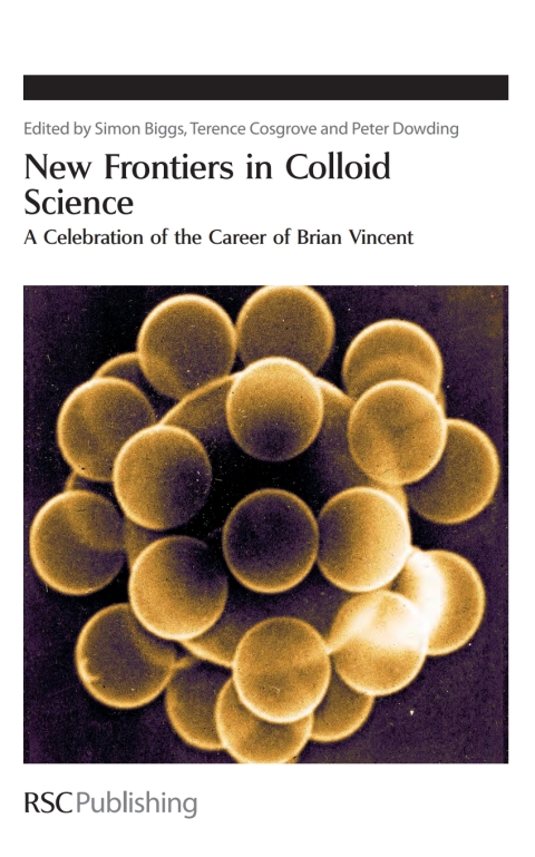 Cover image for book New Frontiers in Colloid Science