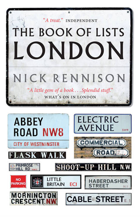 Cover image for book The Book Of Lists London