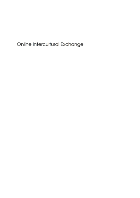 Cover image for book Online Intercultural Exchange