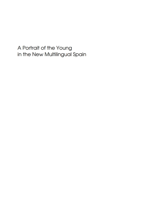 Cover image for book A Portrait of the Young in the New Multilingual Spain
