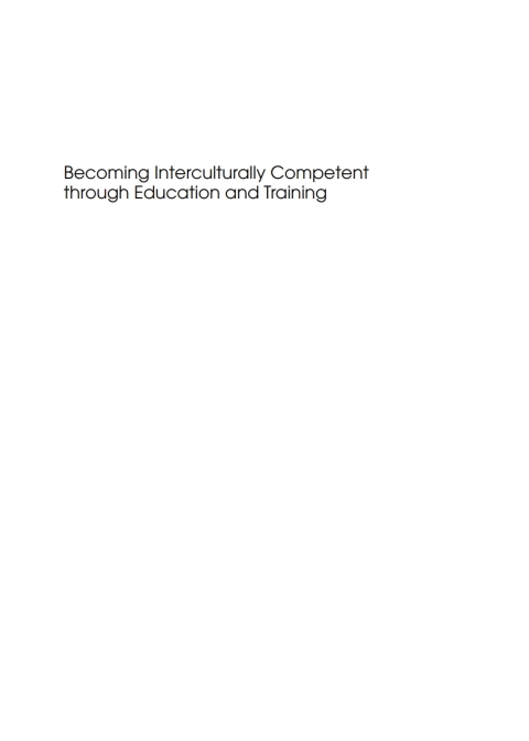 Cover image for book Becoming Interculturally Competent through Education and Training