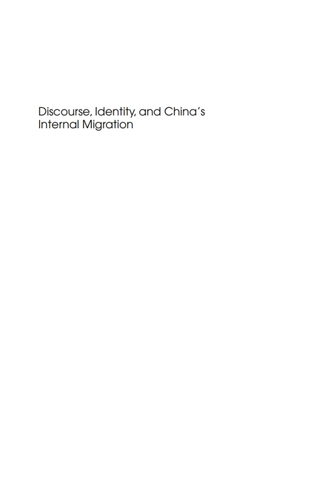 Cover image for book Discourse, Identity, and China's Internal Migration