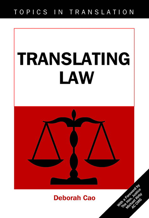 Cover image for book Translating Law