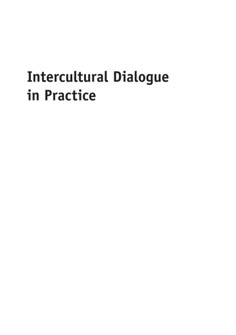 Cover image for book Intercultural Dialogue in Practice