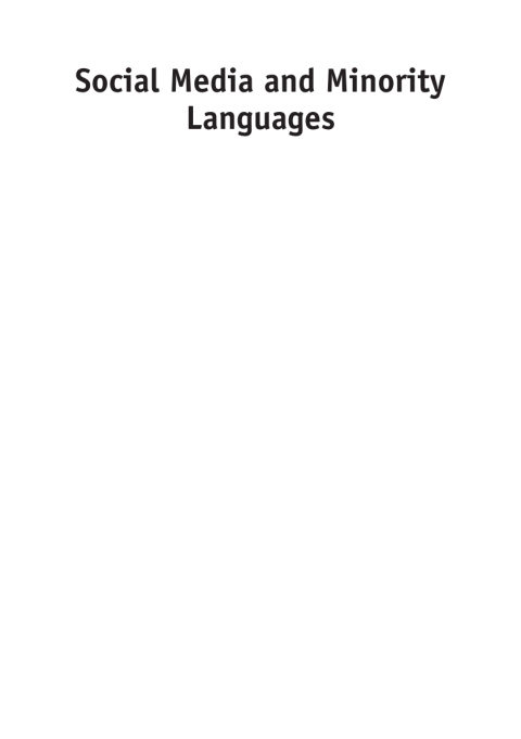 Cover image for book Social Media and Minority Languages