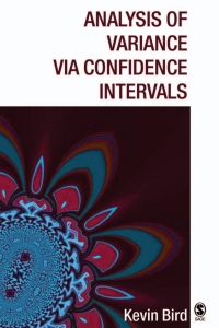 Cover image: Analysis of Variance via Confidence Intervals 1st edition 9780761963578