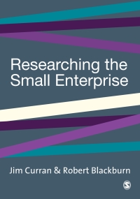 Cover image: Researching the Small Enterprise 1st edition 9780761952947