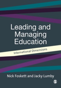 Cover image: Leading and Managing Education 1st edition 9780761972020