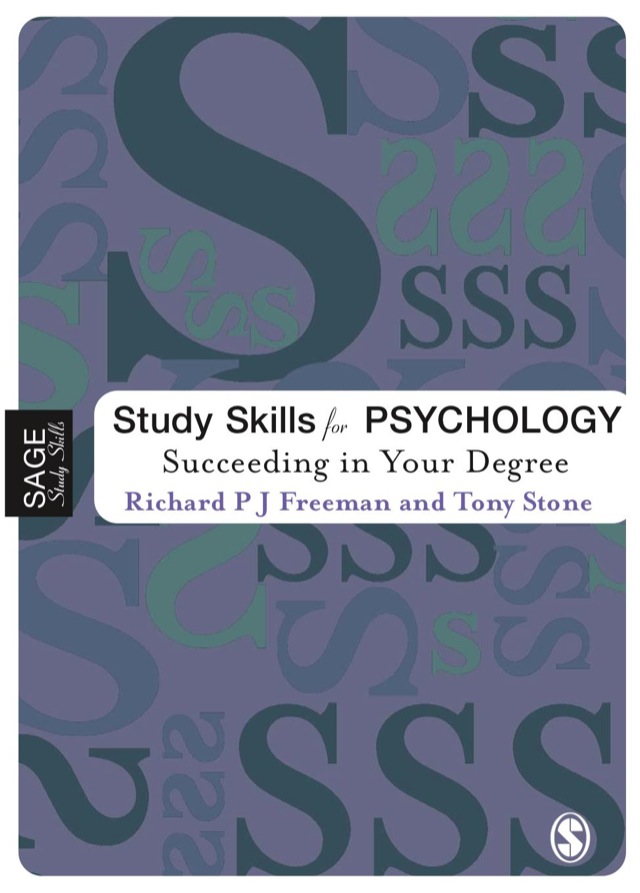 Study Skills for Psychology Succeeding in Your Degree