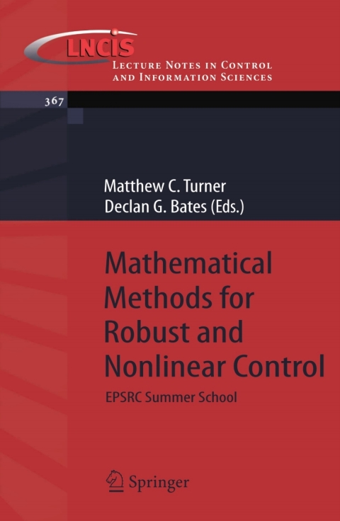 Cover image for book Mathematical Methods for Robust and Nonlinear Control
