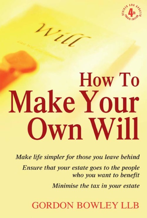Cover image for book How To Make Your Own Will 4th Edition