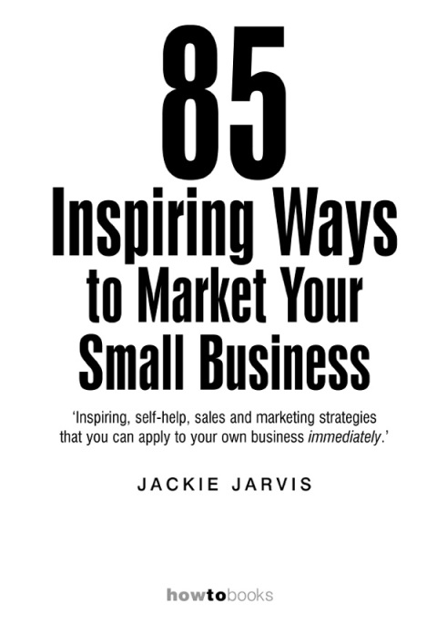 Cover image for book 85 Inspiring Ways to Market Your Small Business, 2nd Edition