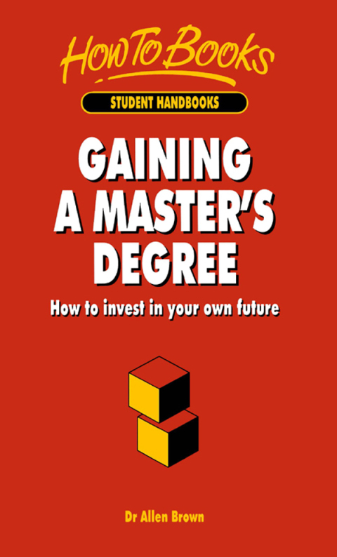Cover image for book Gaining A Master's Degree