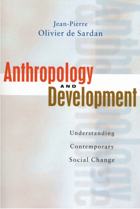 Cover image for book Anthropology and Development