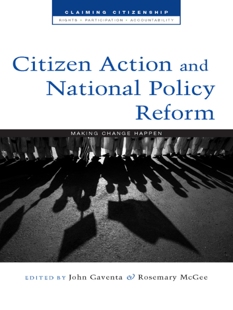 Cover image for book Citizen Action and National Policy Reform