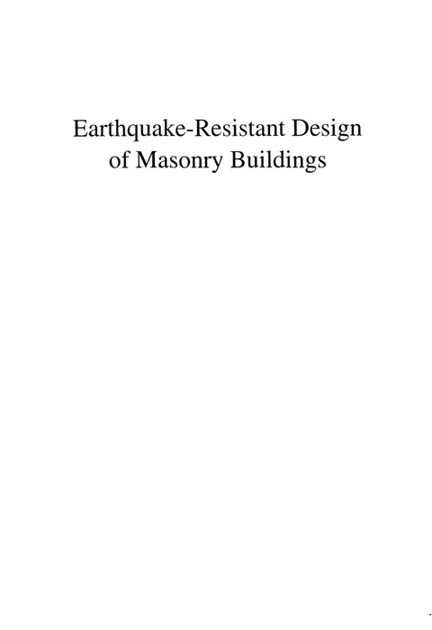 Cover image for book EARTHQUAKE-RESISTANT DESIGN OF...   (V1)