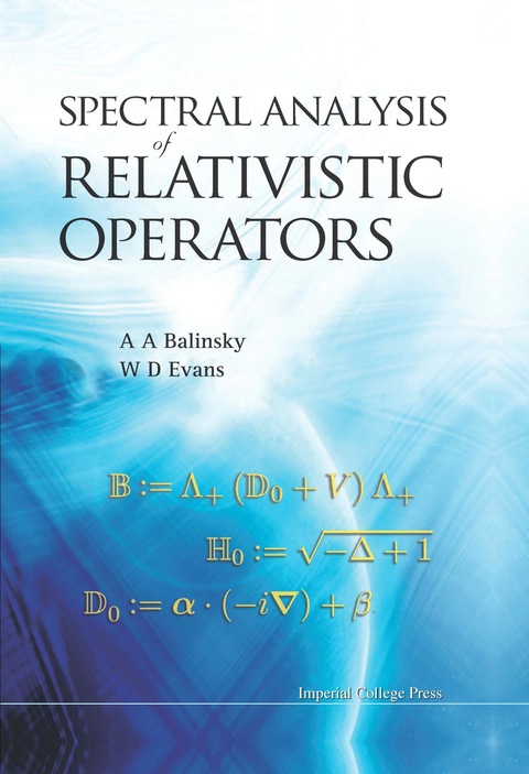 Cover image for book SPECTRAL ANALYSIS OF RELATIVISTIC OPERATORS
