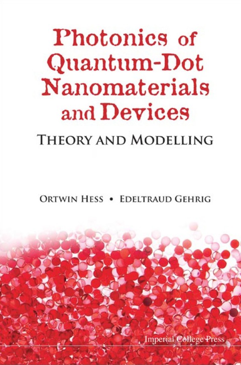 Cover image for book PHOTONICS OF QUANTUM-DOT NANOMATERIALS..