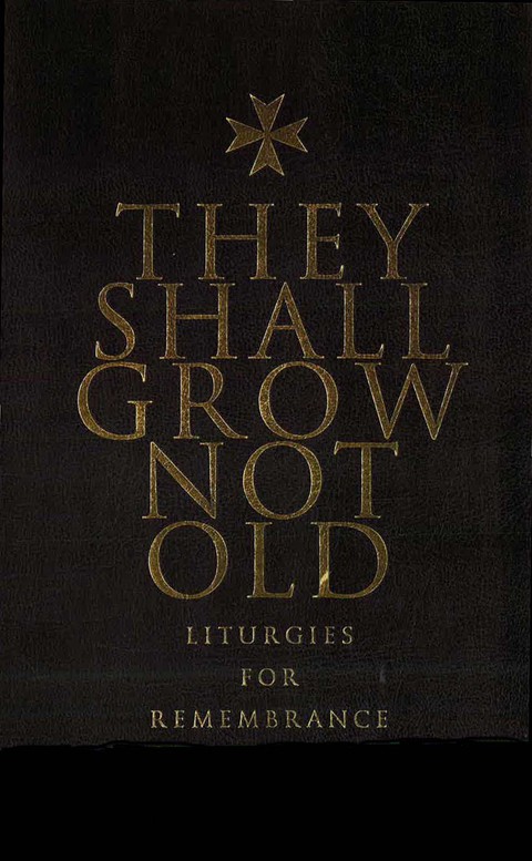 Cover image for book They Shall Grow Not Old