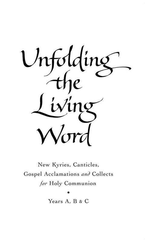 Cover image for book Unfolding the Living Word